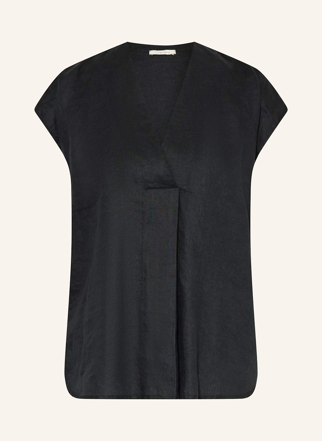 Lilienfels Hemdbluse Aus Leinen schwarz Lilienfels Hemdbluse Aus Leinen schwarz von lilienfels