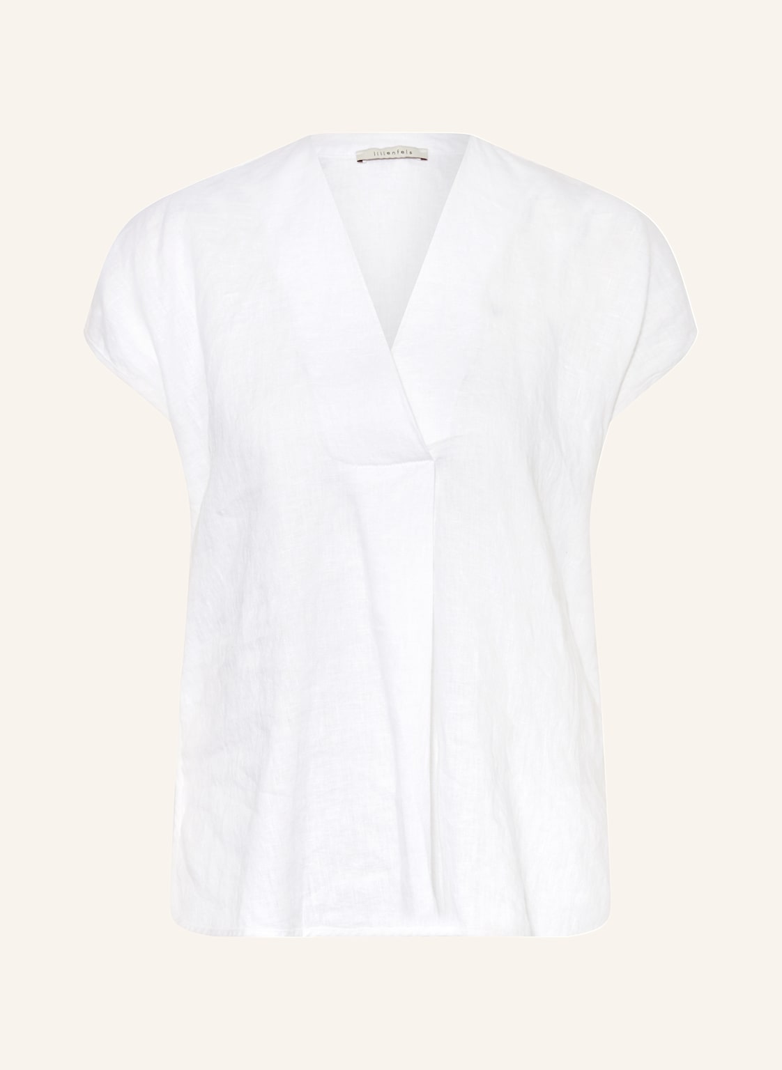 Lilienfels Hemdbluse Aus Leinen weiss Lilienfels Hemdbluse Aus Leinen weiss von lilienfels