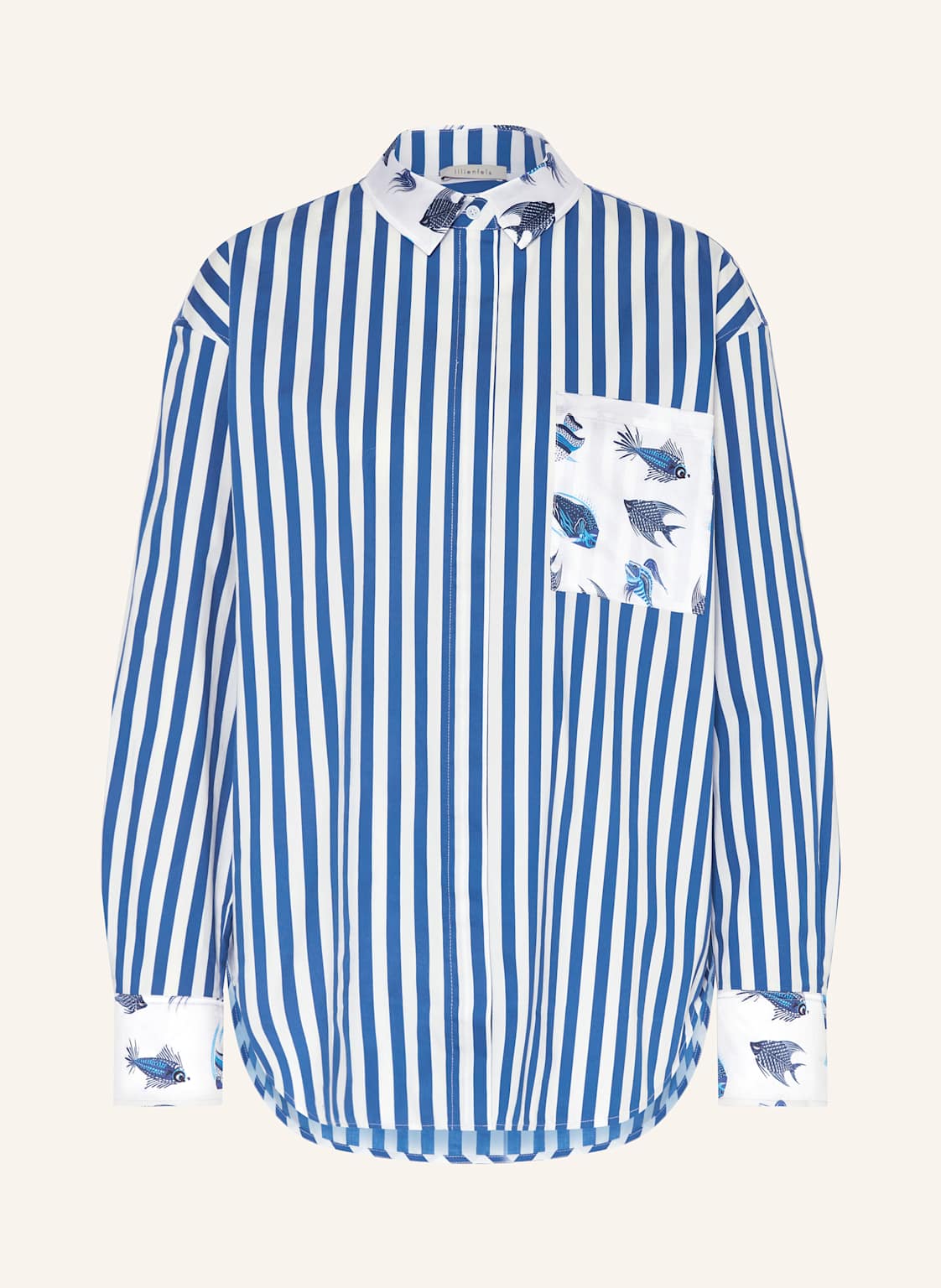 Lilienfels Hemdbluse blau Lilienfels Hemdbluse blau von lilienfels