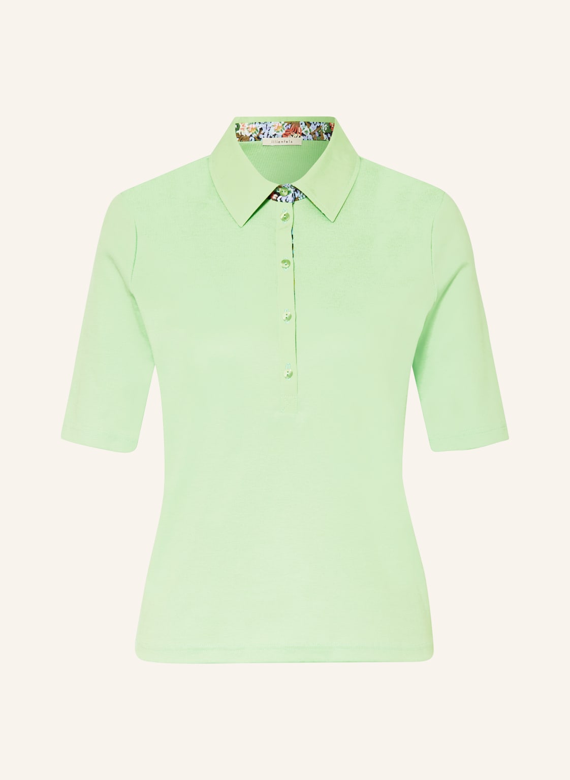 Lilienfels Jersey-Poloshirt gruen von lilienfels