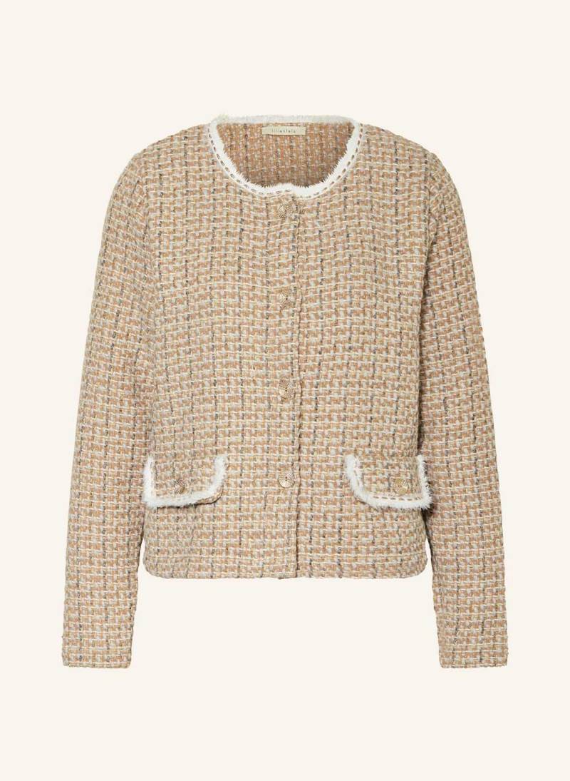 Lilienfels Kastenjacke Aus Tweed braun von lilienfels