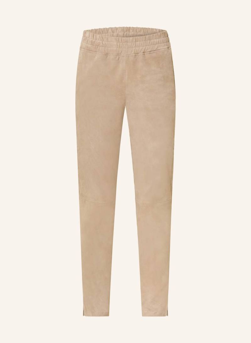 Lilienfels Lederhose beige von lilienfels