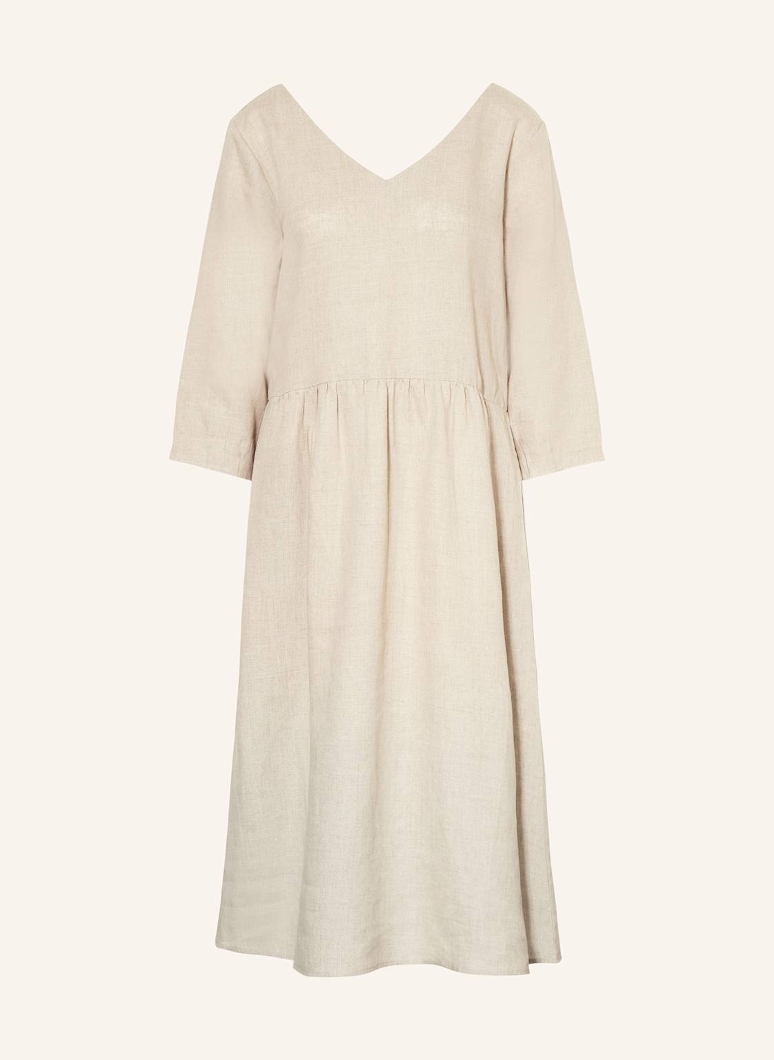 Lilienfels Leinenkleid Mit 3/4-Arm beige Lilienfels Leinenkleid Mit 3/4-Arm beige von lilienfels