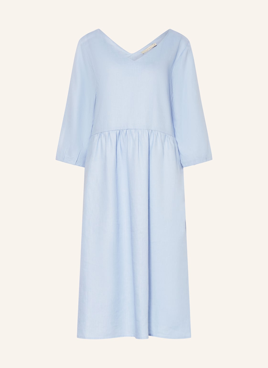 Lilienfels Leinenkleid Mit 3/4-Arm blau Lilienfels Leinenkleid Mit 3/4-Arm blau von lilienfels
