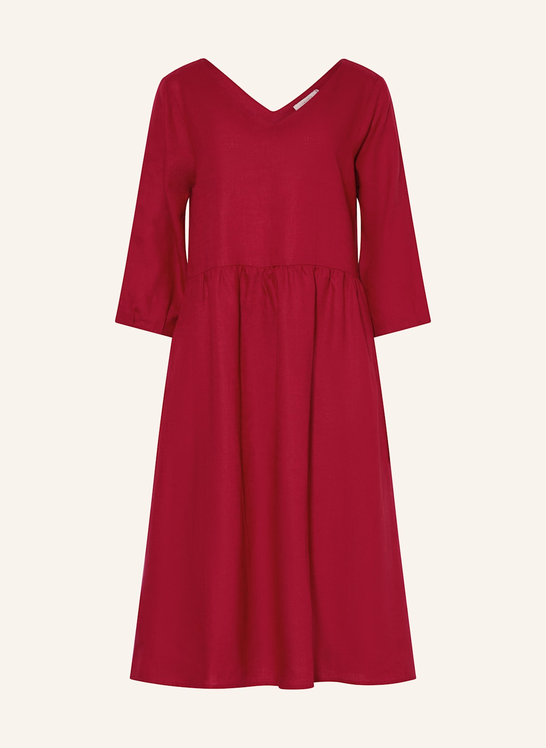 Lilienfels Leinenkleid Mit 3/4-Arm rot Lilienfels Leinenkleid Mit 3/4-Arm rot von lilienfels