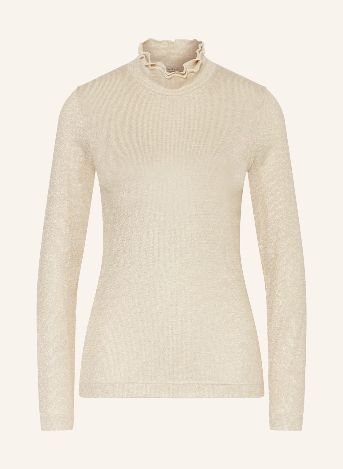 Lilienfels Longsleeve Mit Glitzergarn gold von lilienfels