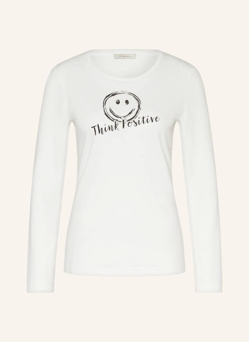 Lilienfels Longsleeve Mit Schmucksteinen weiss von lilienfels