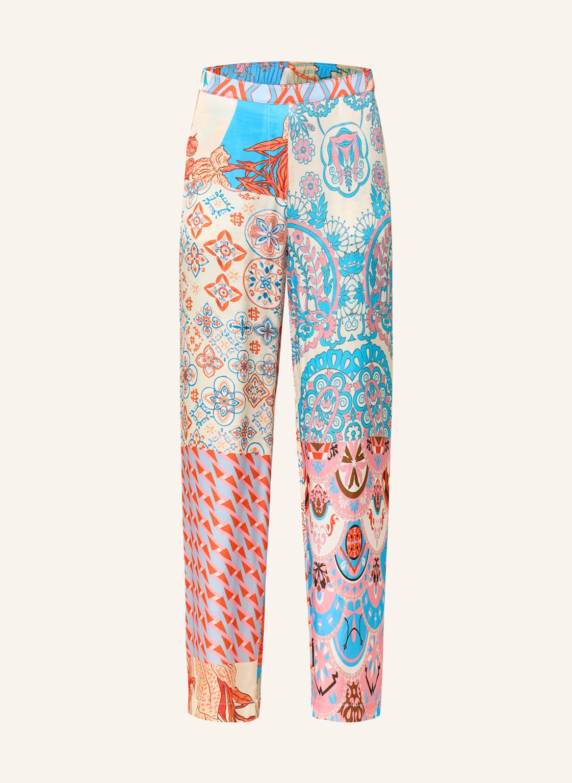 Lilienfels Marlenehose Aus Satin blau Lilienfels Marlenehose Aus Satin blau von lilienfels