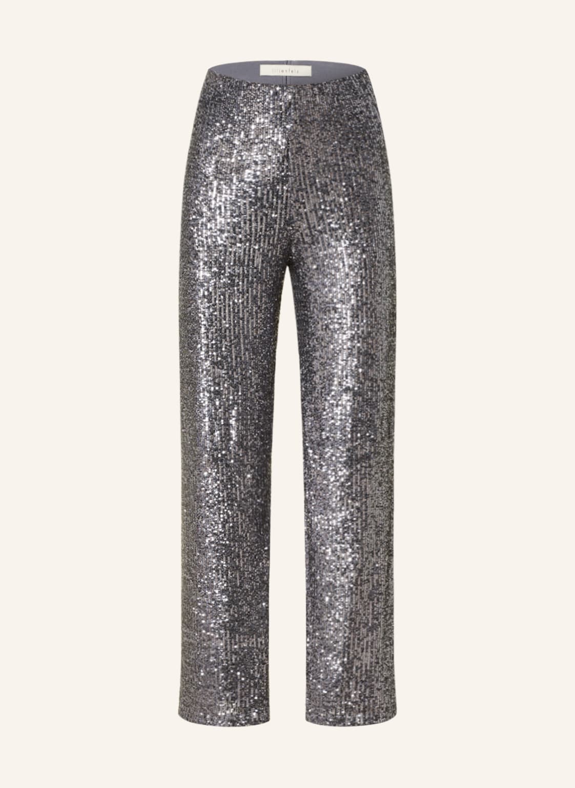 Lilienfels Marlenehose Mit Pailletten grau Lilienfels Marlenehose Mit Pailletten grau von lilienfels