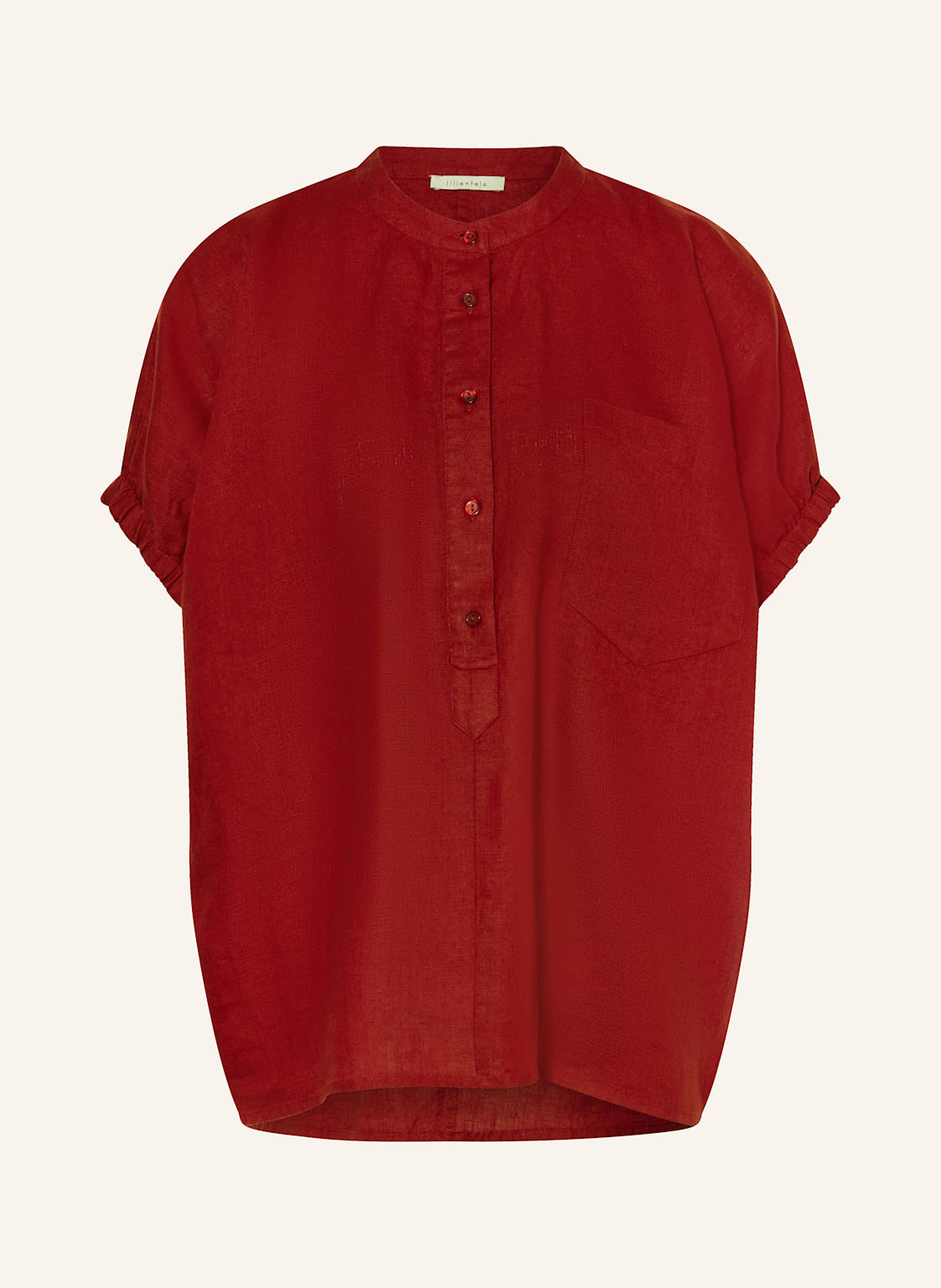 Lilienfels Oversized-Bluse Aus Leinen rot Lilienfels Oversized-Bluse Aus Leinen rot von lilienfels