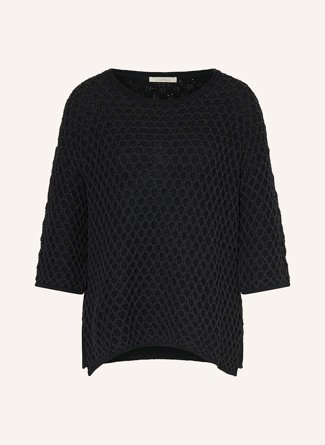 Lilienfels Pullover Mit 3/4-Arm schwarz Lilienfels Pullover Mit 3/4-Arm schwarz von lilienfels