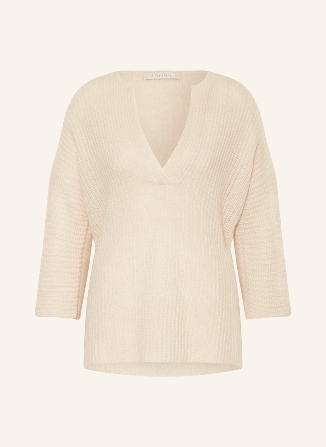 Lilienfels Pullover Mit Cashmere beige von lilienfels