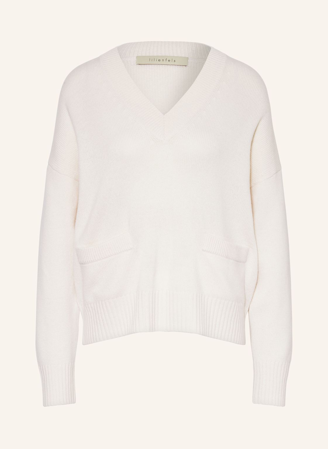 Lilienfels Pullover Mit Cashmere weiss von lilienfels