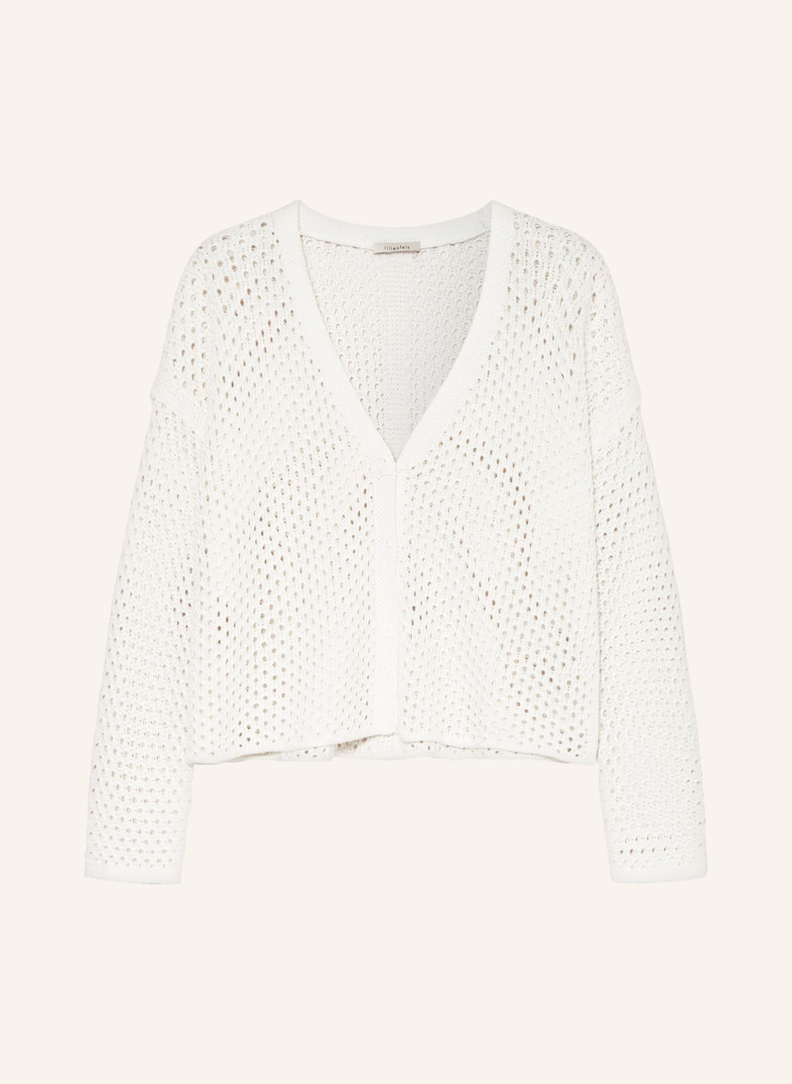 Lilienfels Pullover Mit Leinen weiss Lilienfels Pullover Mit Leinen weiss von lilienfels