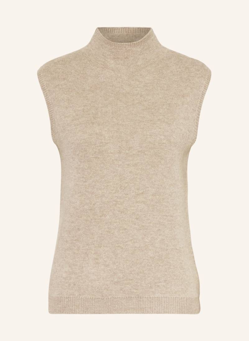 Lilienfels Pullunder Mit Cashmere beige von lilienfels