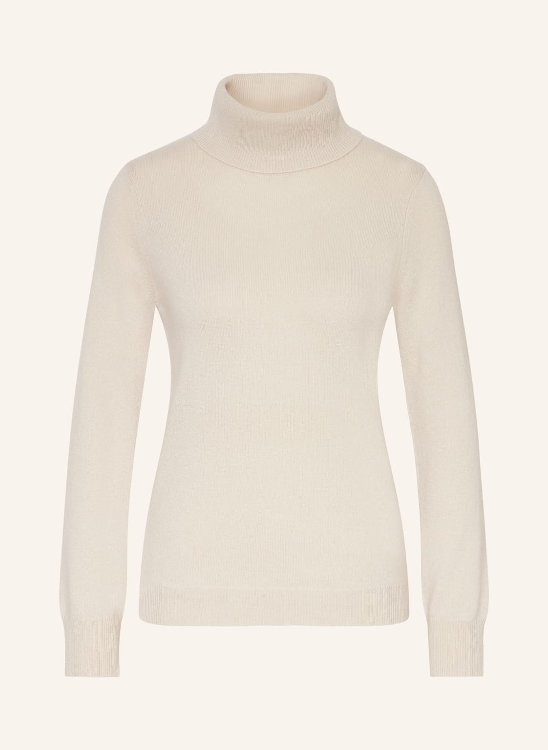 Lilienfels Rollkragenpullover Aus Cashmere weiss von lilienfels