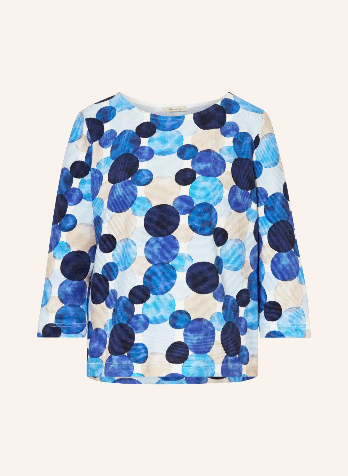 Lilienfels Shirt Mit 3/4-Arm blau von lilienfels