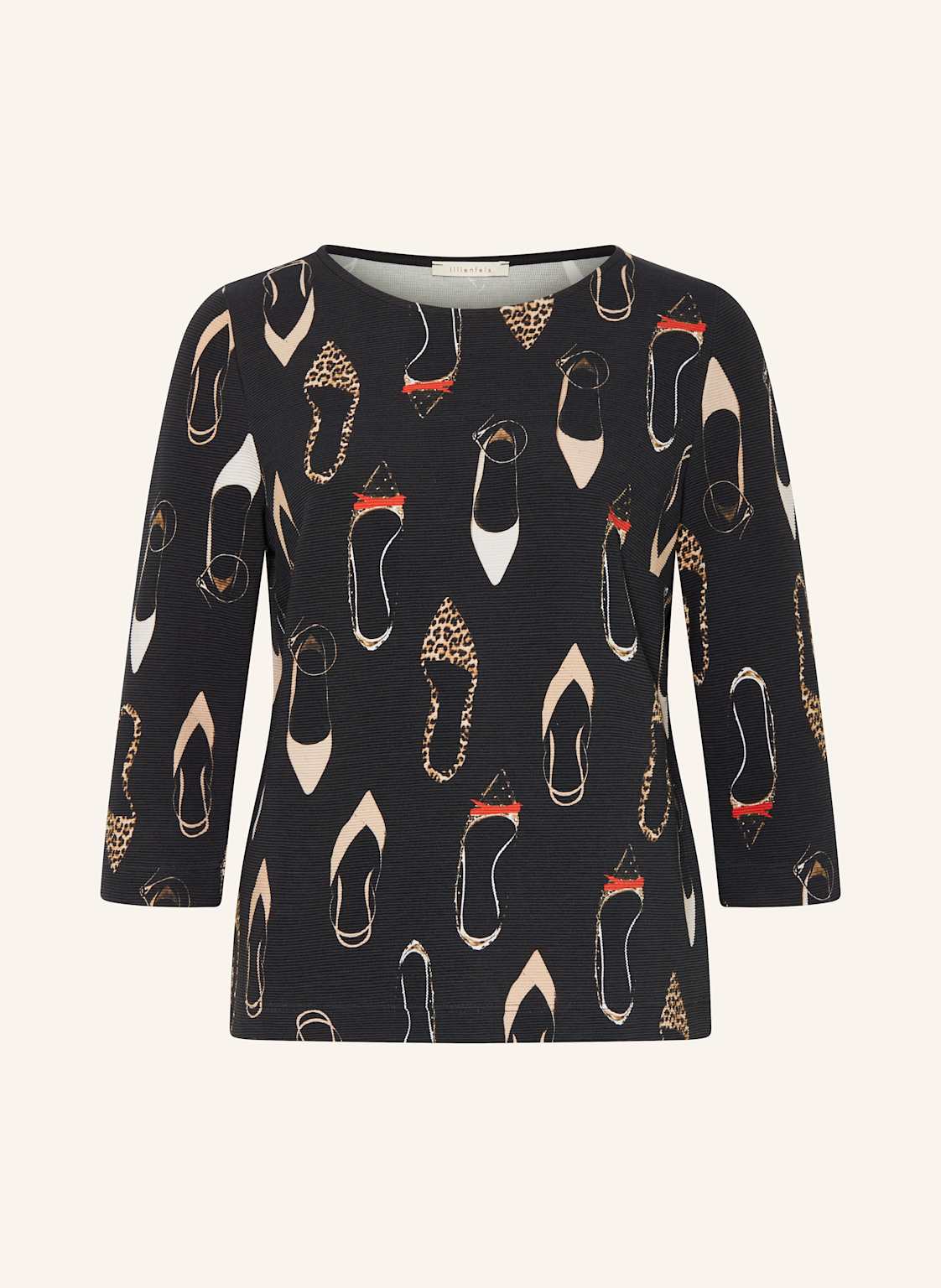 Lilienfels Shirt Mit 3/4-Arm schwarz Lilienfels Shirt Mit 3/4-Arm schwarz von lilienfels