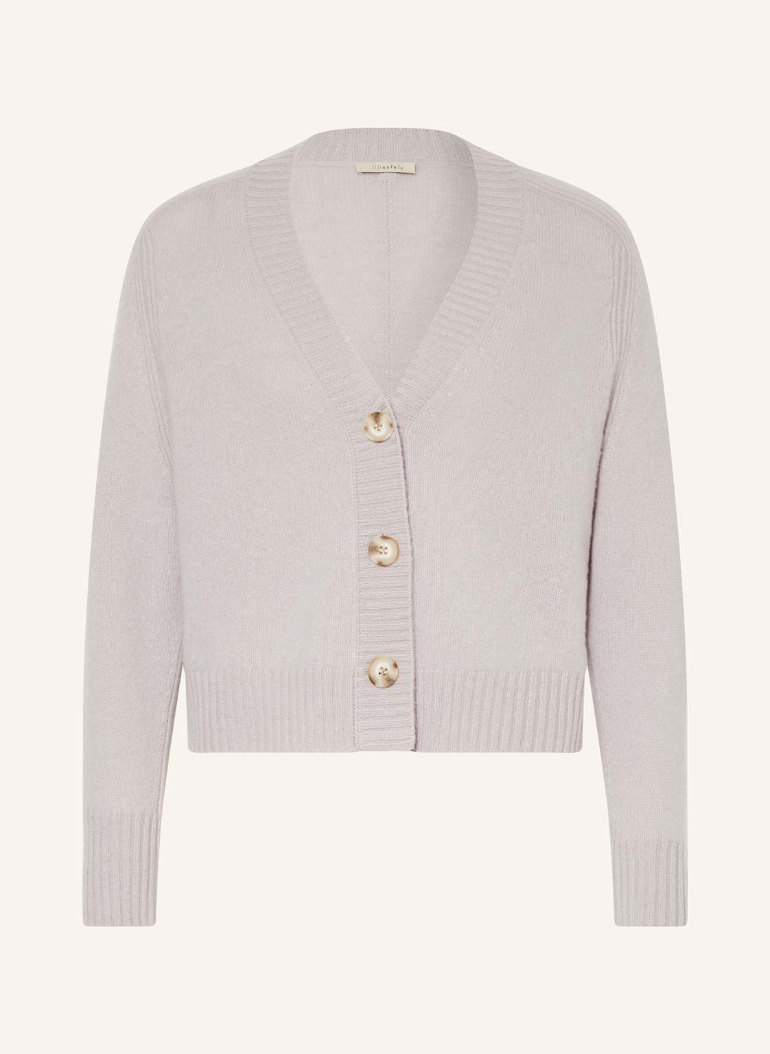 Lilienfels Strickjacke Aus Cashmere grau Lilienfels Strickjacke Aus Cashmere grau von lilienfels