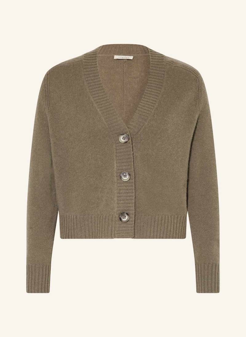 Lilienfels Strickjacke Aus Cashmere gruen von lilienfels