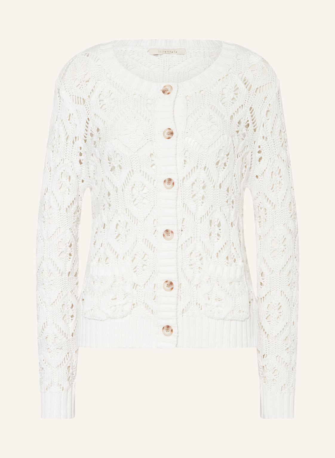 Lilienfels Strickjacke weiss Lilienfels Strickjacke weiss von lilienfels