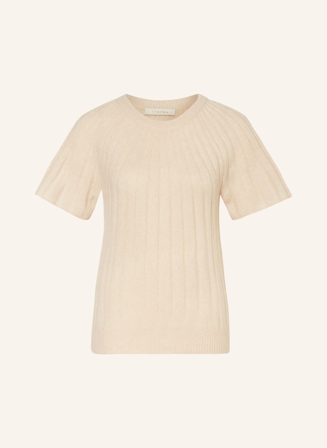 Lilienfels Strickshirt Mit Cashmere beige von lilienfels