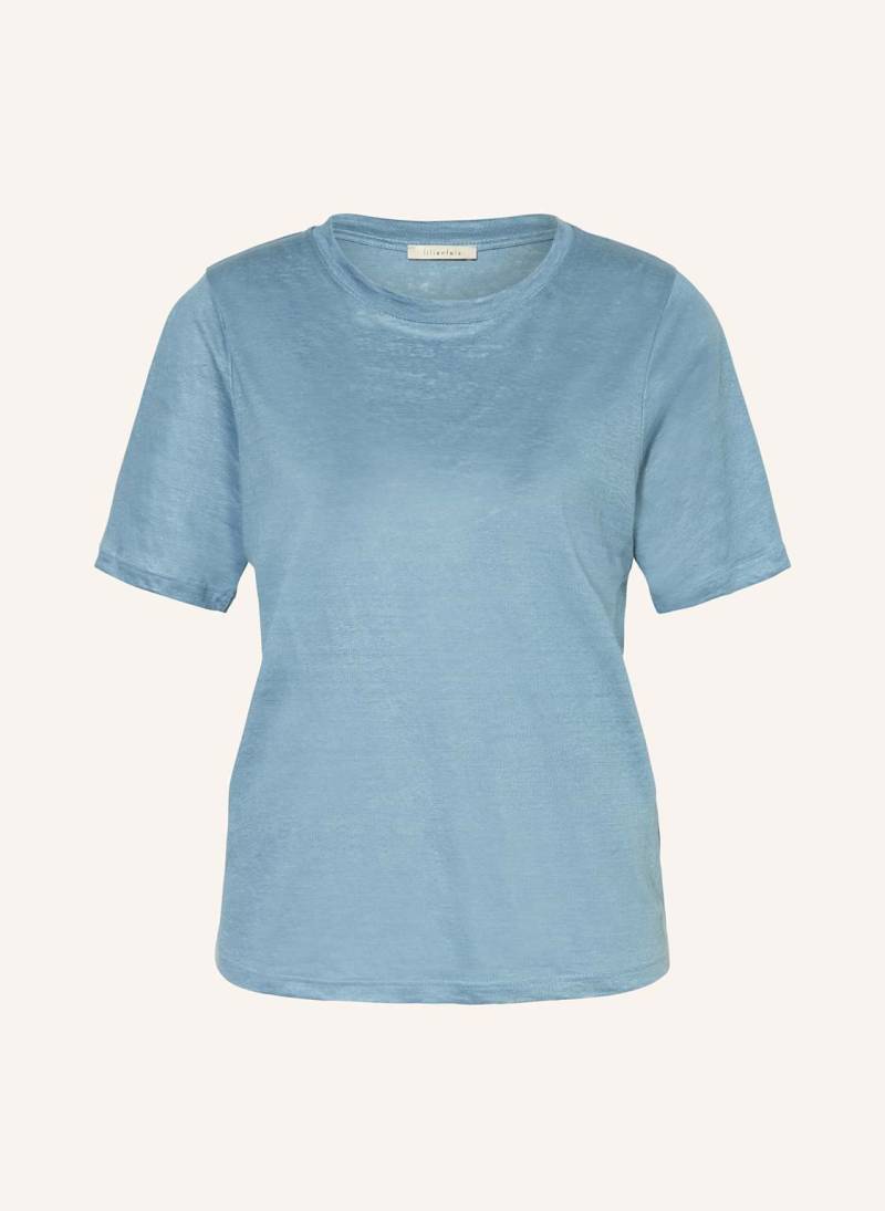 Lilienfels T-Shirt Aus Leinen blau von lilienfels