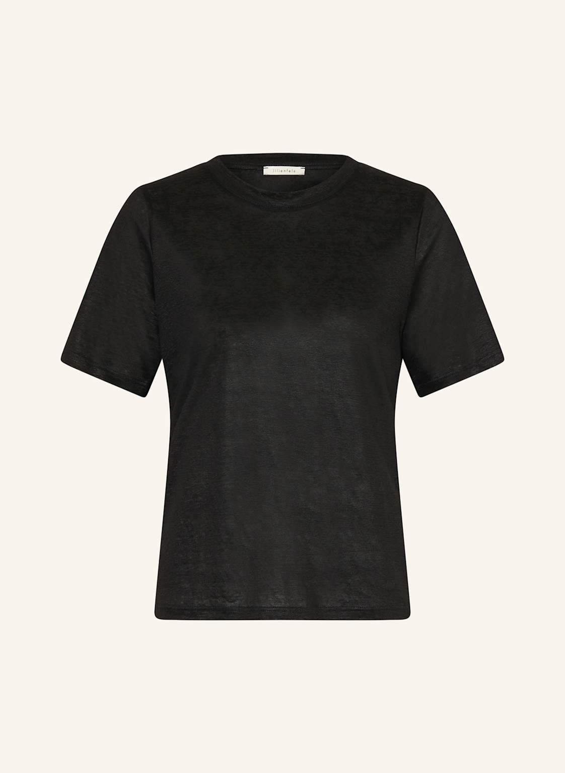 Lilienfels T-Shirt Aus Leinen schwarz Lilienfels T-Shirt Aus Leinen schwarz von lilienfels