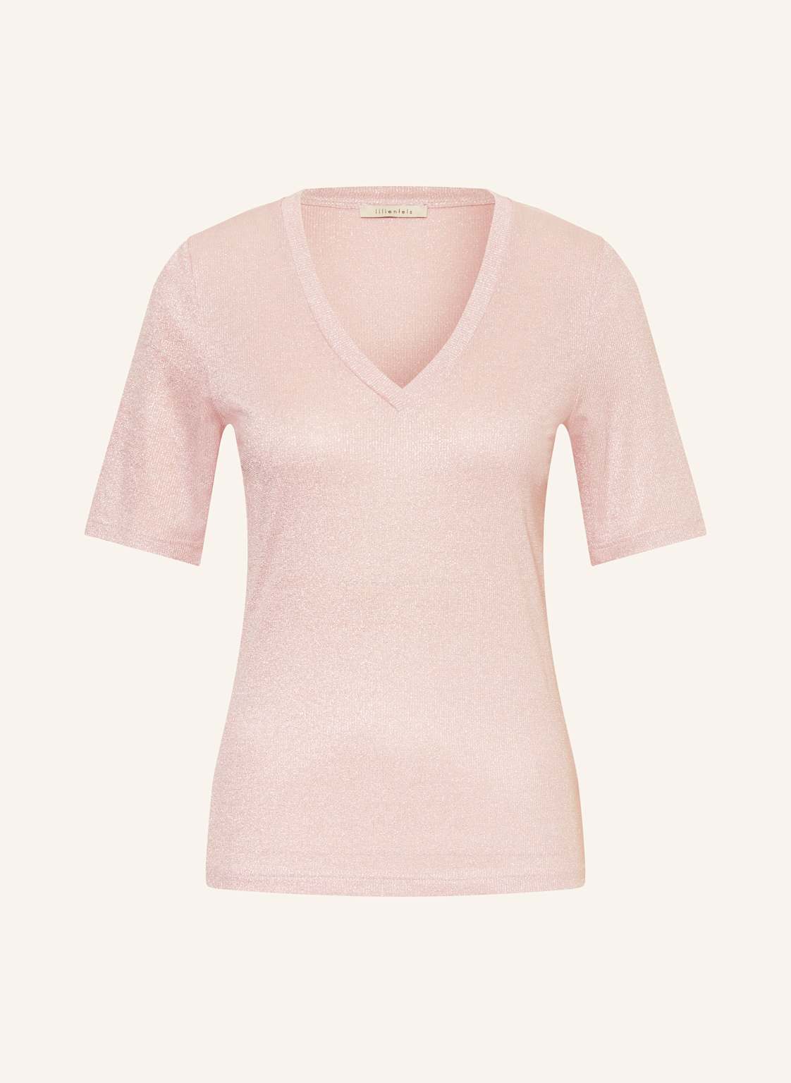 Lilienfels T-Shirt Mit Glitzergarn rosa Lilienfels T-Shirt Mit Glitzergarn rosa von lilienfels