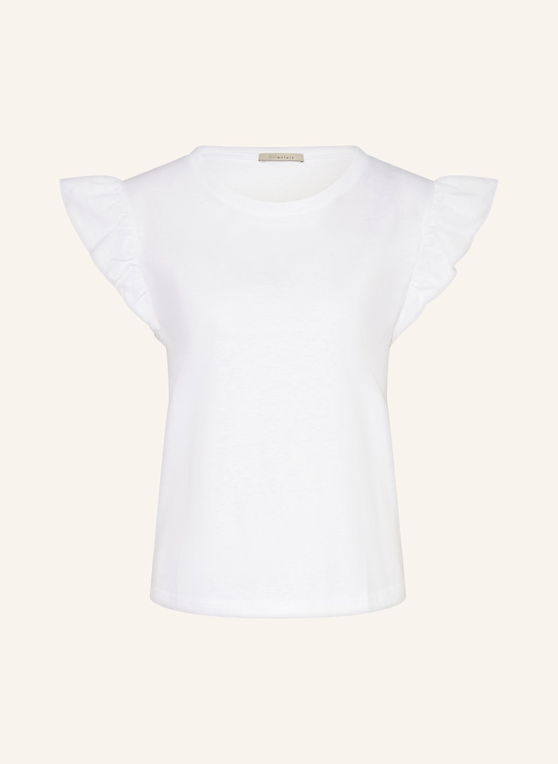 Lilienfels T-Shirt Mit Rüschen weiss Lilienfels T-Shirt Mit Rüschen weiss von lilienfels