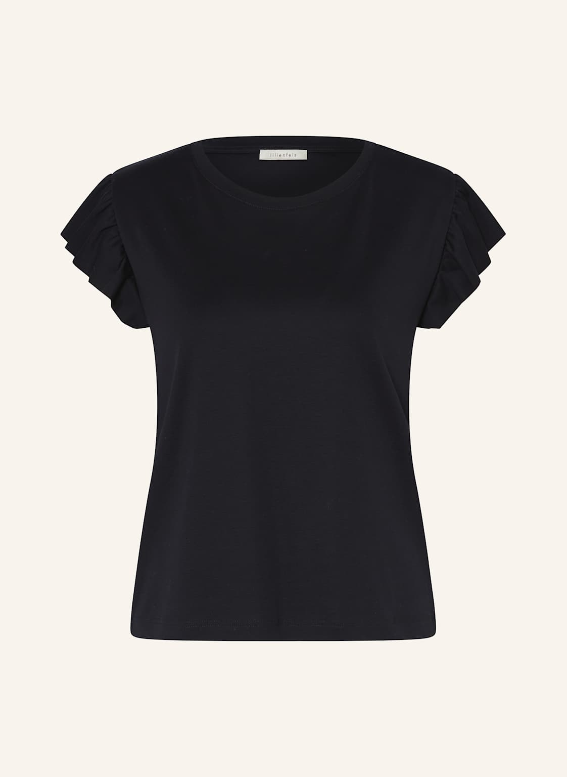 Lilienfels T-Shirt Mit Volants schwarz Lilienfels T-Shirt Mit Volants schwarz von lilienfels