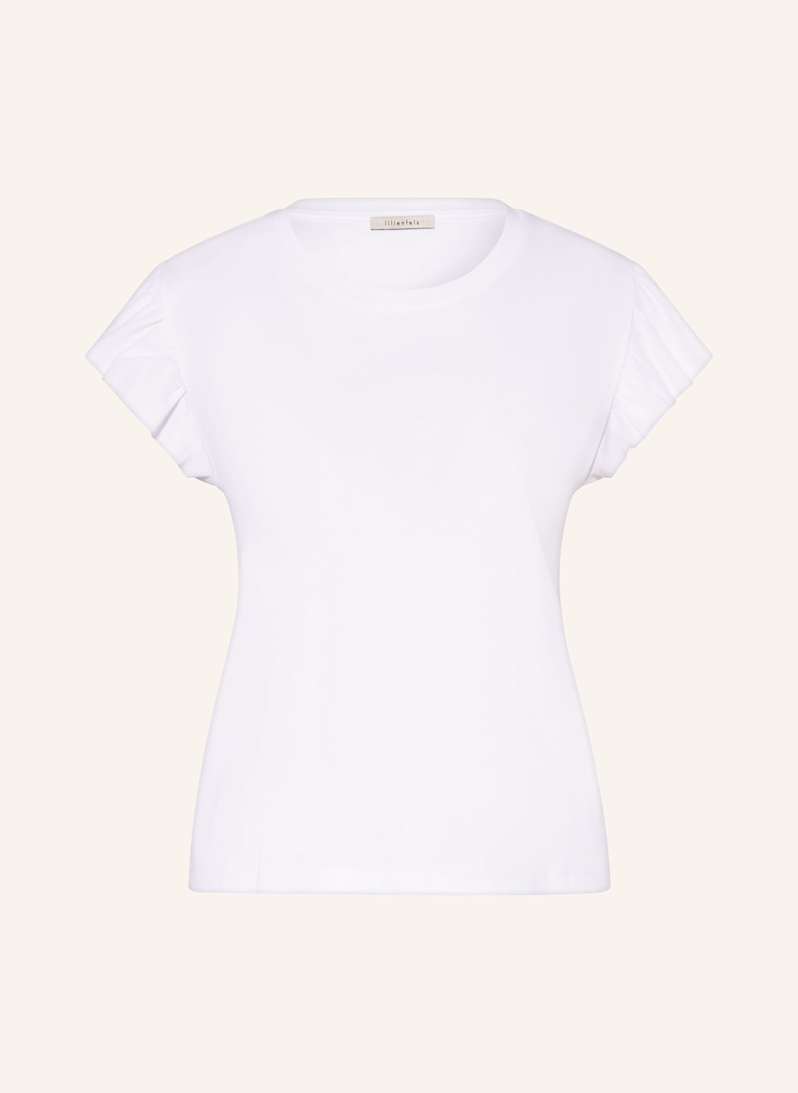 Lilienfels T-Shirt Mit Volants weiss von lilienfels