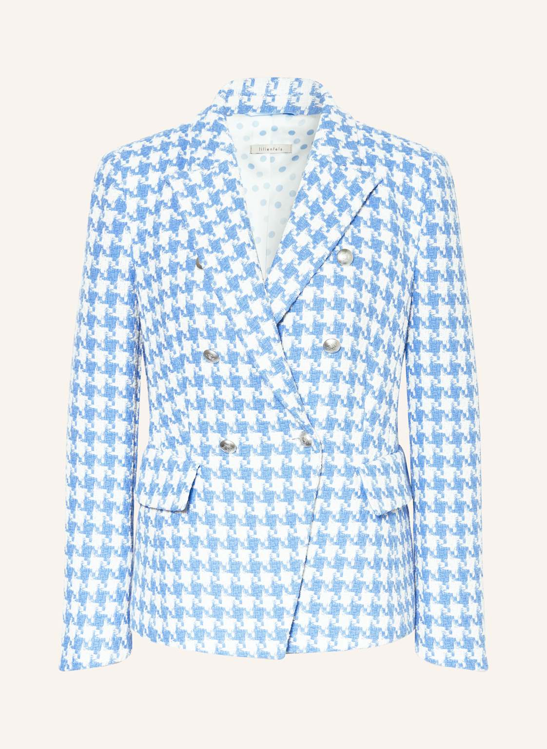 Lilienfels Tweed-Blazer blau von lilienfels