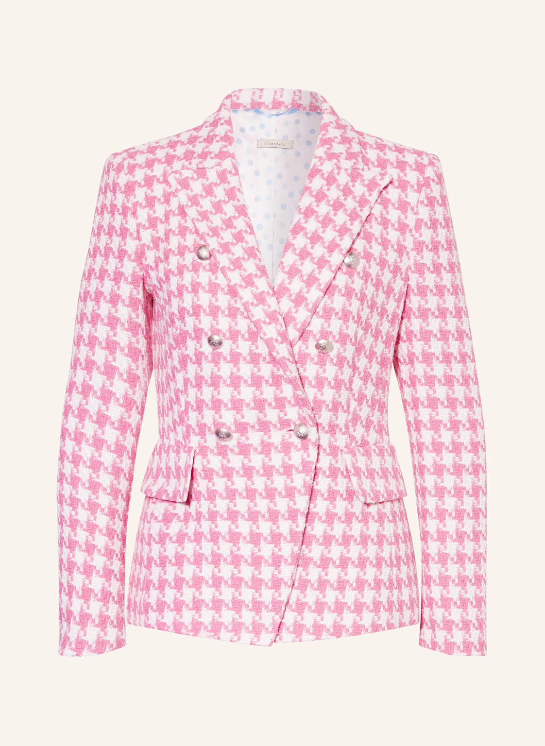 Lilienfels Tweed-Blazer pink von lilienfels