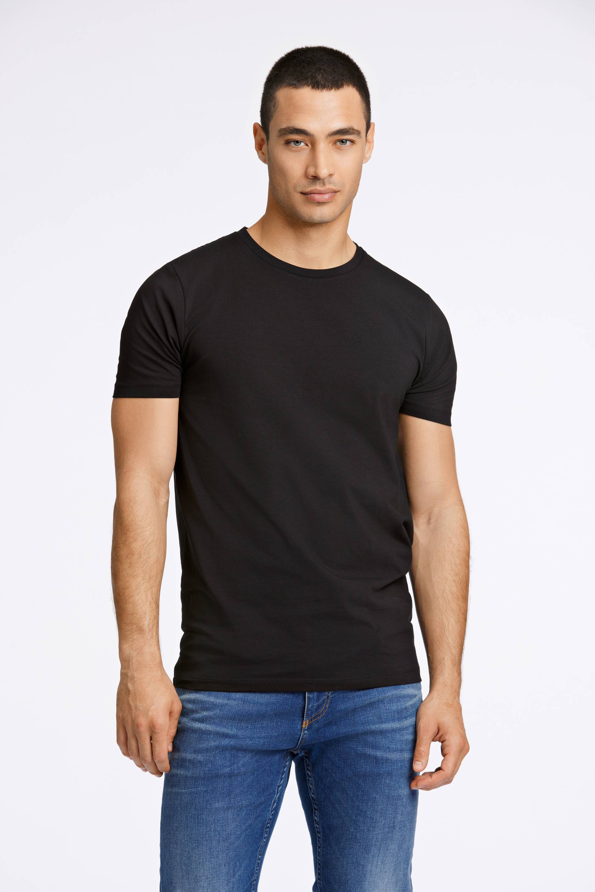 LINDBERGH T-Shirt, mir Stretch und Rundhalsausschnitt LINDBERGH T-Shirt, mir Stretch und Rundhalsausschnitt von lindbergh