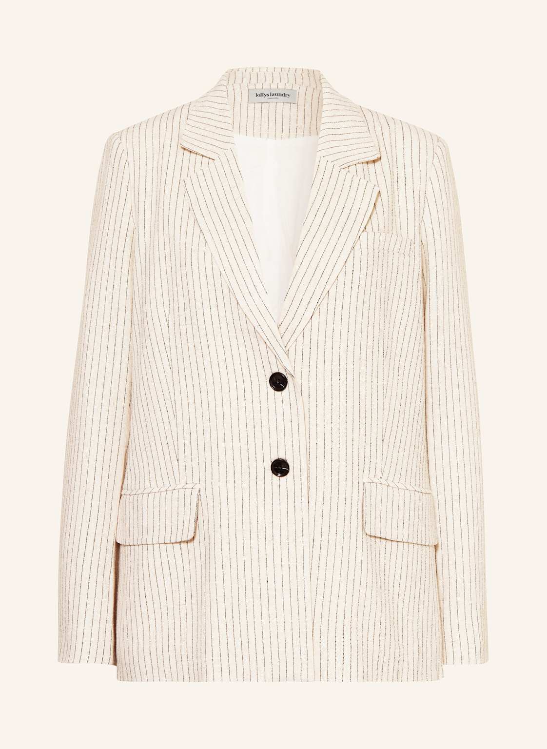 Lollys Laundry Blazer Ryanll Mit Leinen weiss Lollys Laundry Blazer Ryanll Mit Leinen weiss von lollys laundry