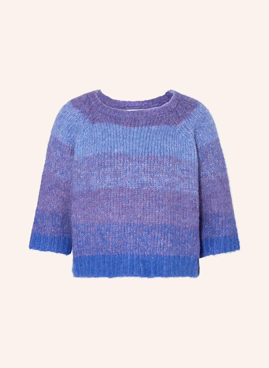 Lollys Laundry Cropped Pullover Tortugall blau von lollys laundry