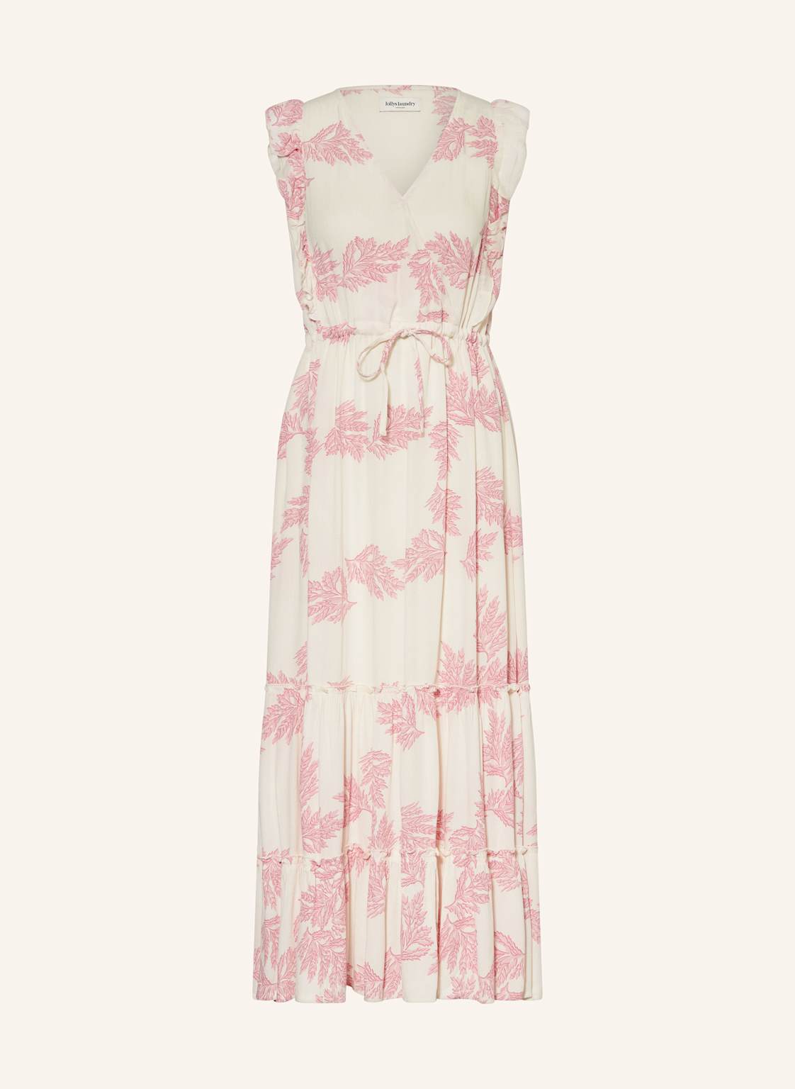 Lollys Laundry Kleid Samoll Mit Rüschen pink Lollys Laundry Kleid Samoll Mit Rüschen pink von lollys laundry