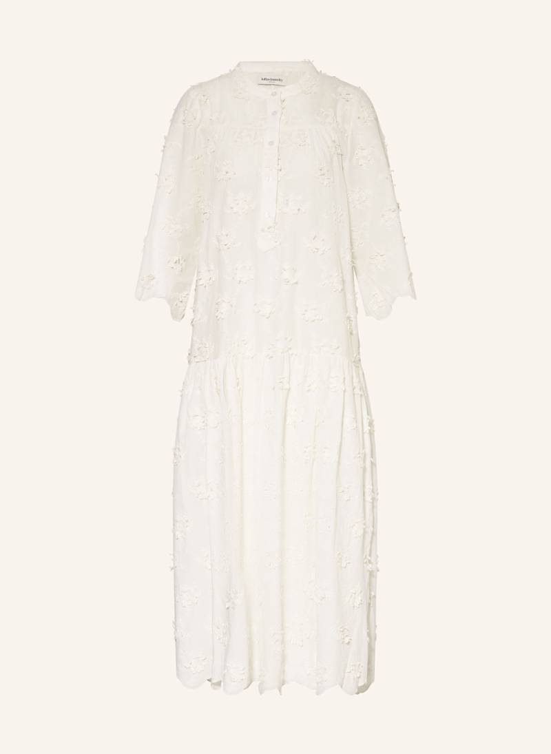 Lollys Laundry Kleid Timorll Mit 3/4-Arm weiss von lollys laundry