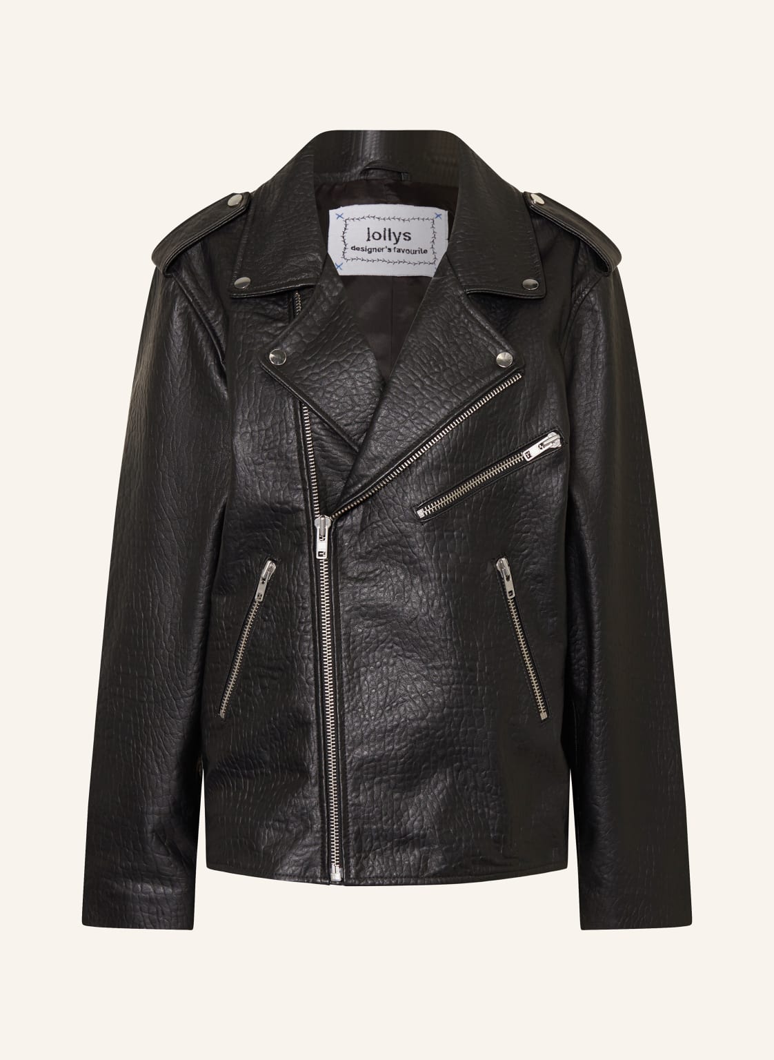 Lollys Laundry Lederjacke Rayll schwarz Lollys Laundry Lederjacke Rayll schwarz von lollys laundry