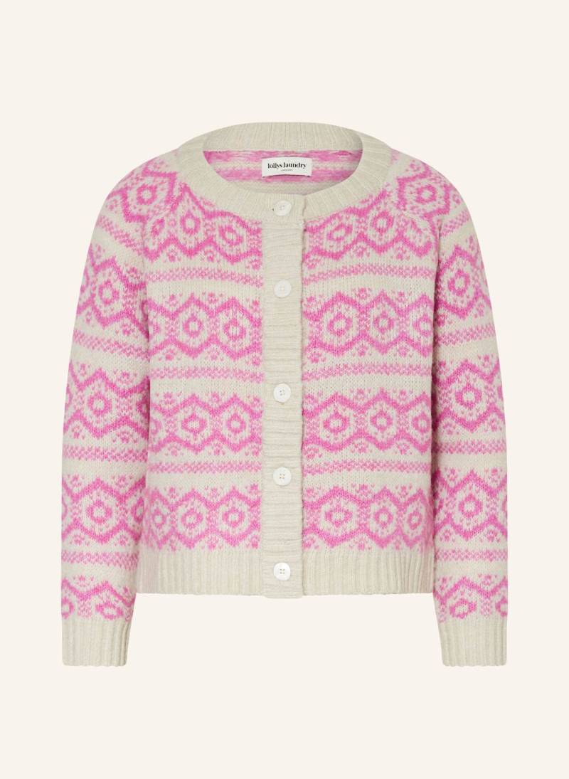 Lollys Laundry Strickjacke Novall pink von lollys laundry