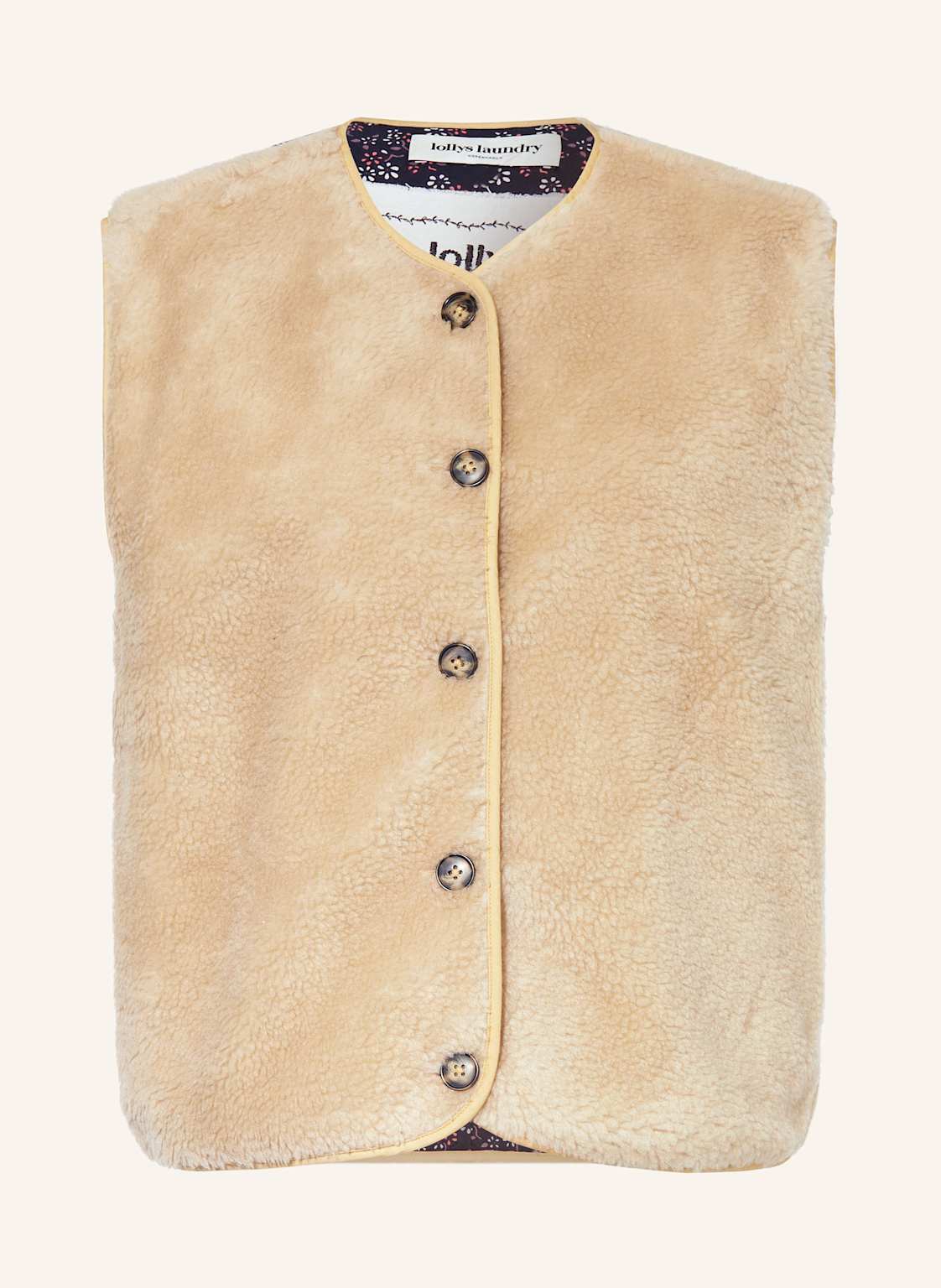 Lollys Laundry Teddyfell-Weste Jacell braun Lollys Laundry Teddyfell-Weste Jacell braun von lollys laundry