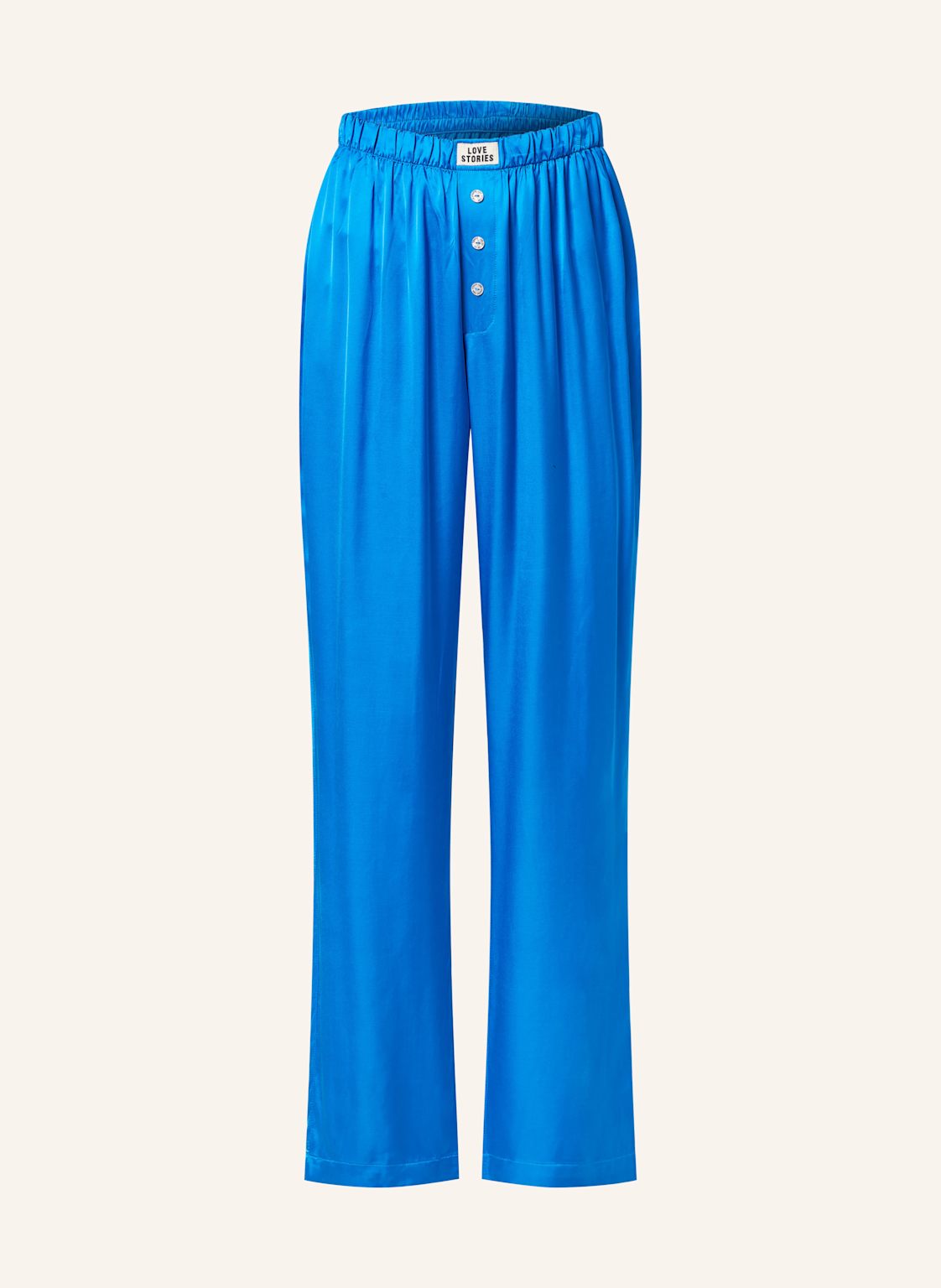 Love Stories Schlafhose Theodore Aus Satin blau Love Stories Schlafhose Theodore Aus Satin blau von love stories