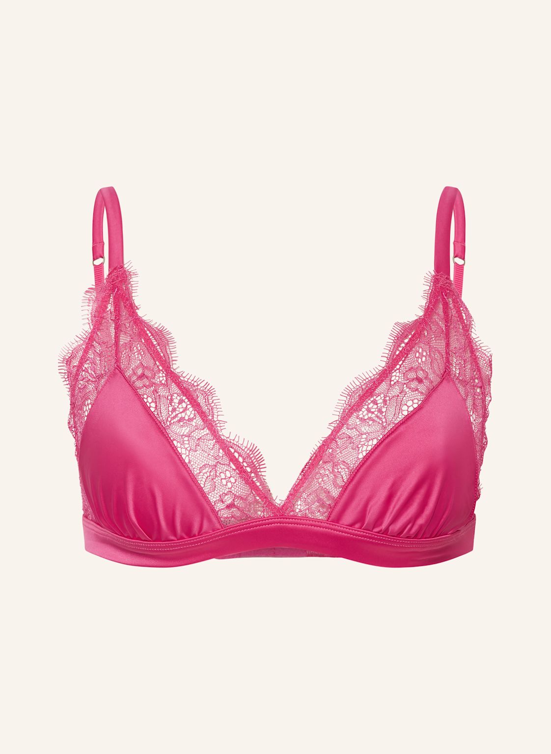 Love Stories Triangel-Bh Love Lace Aus Satin pink von love stories