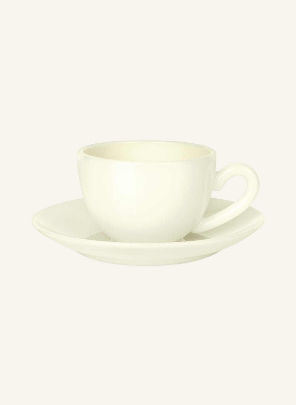 Lucie Kaas Henkelbecher Milk Mit Untertasse beige Lucie Kaas Henkelbecher Milk Mit Untertasse beige von lucie kaas