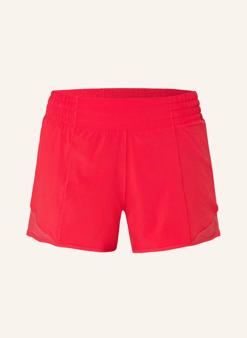 Lululemon 2-In-1-Trainingsshorts Hotty Hot Short 4in rot von lululemon