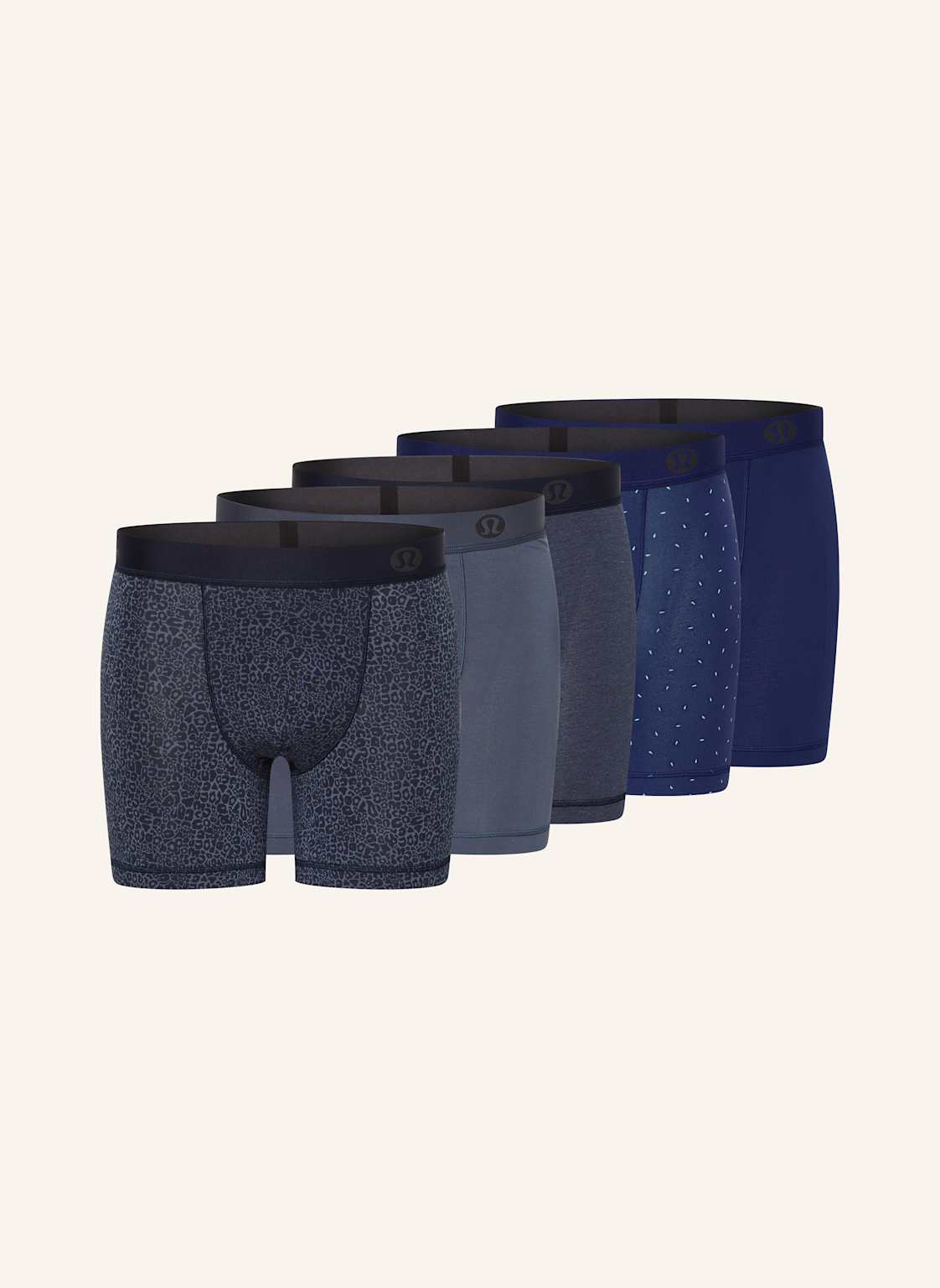 Lululemon 5er-Pack Boxershorts Always In Motion blau von lululemon