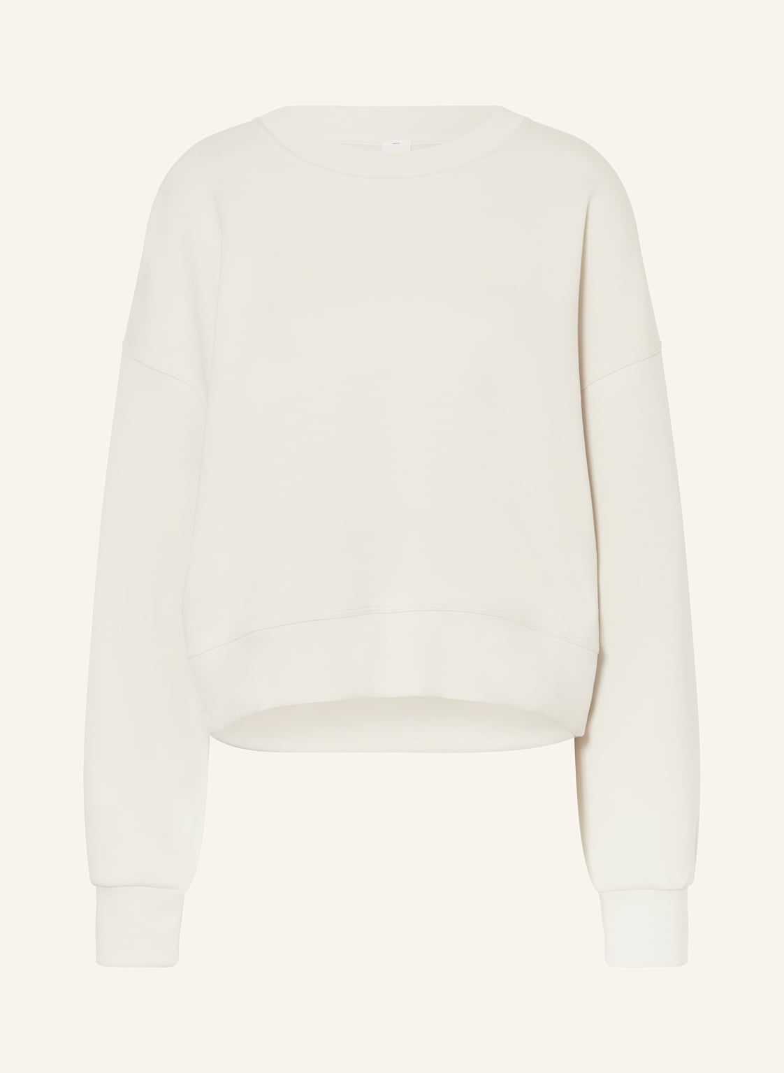 Lululemon Cropped-Sweatshirt Softstreme beige von lululemon