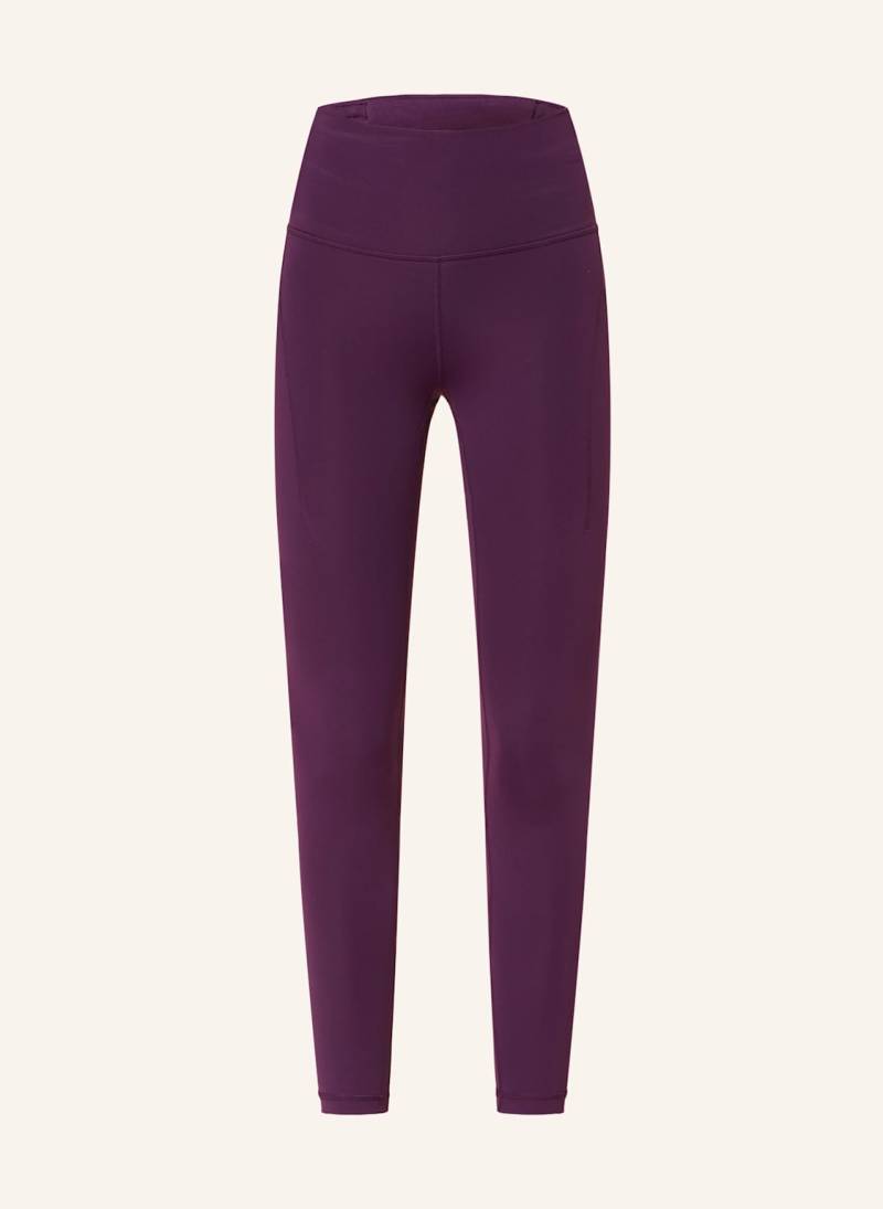 Lululemon Tights Wunder Train Hr 25in rot von lululemon