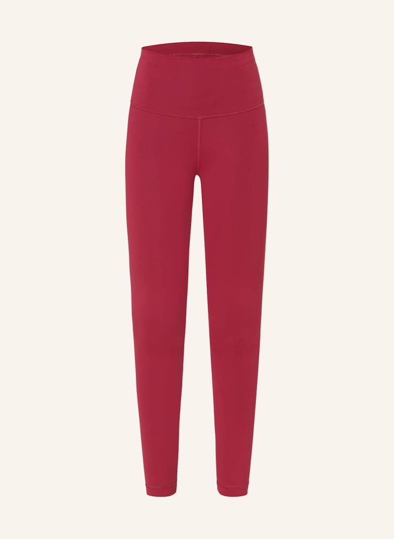 Lululemon Tights Wunder Train Hr 25in rot von lululemon